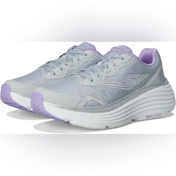 Skechers Shoes - Skechers WOMENS MAX CUSHION ENDEAVOUR RUNNING SHOE size 6.5, lavender & gray